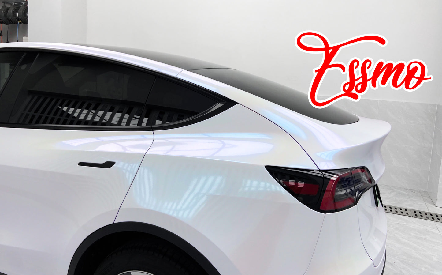 Galaxy Dust Gloss White Blue Dry Apply PPF TPU Paint Protection Film