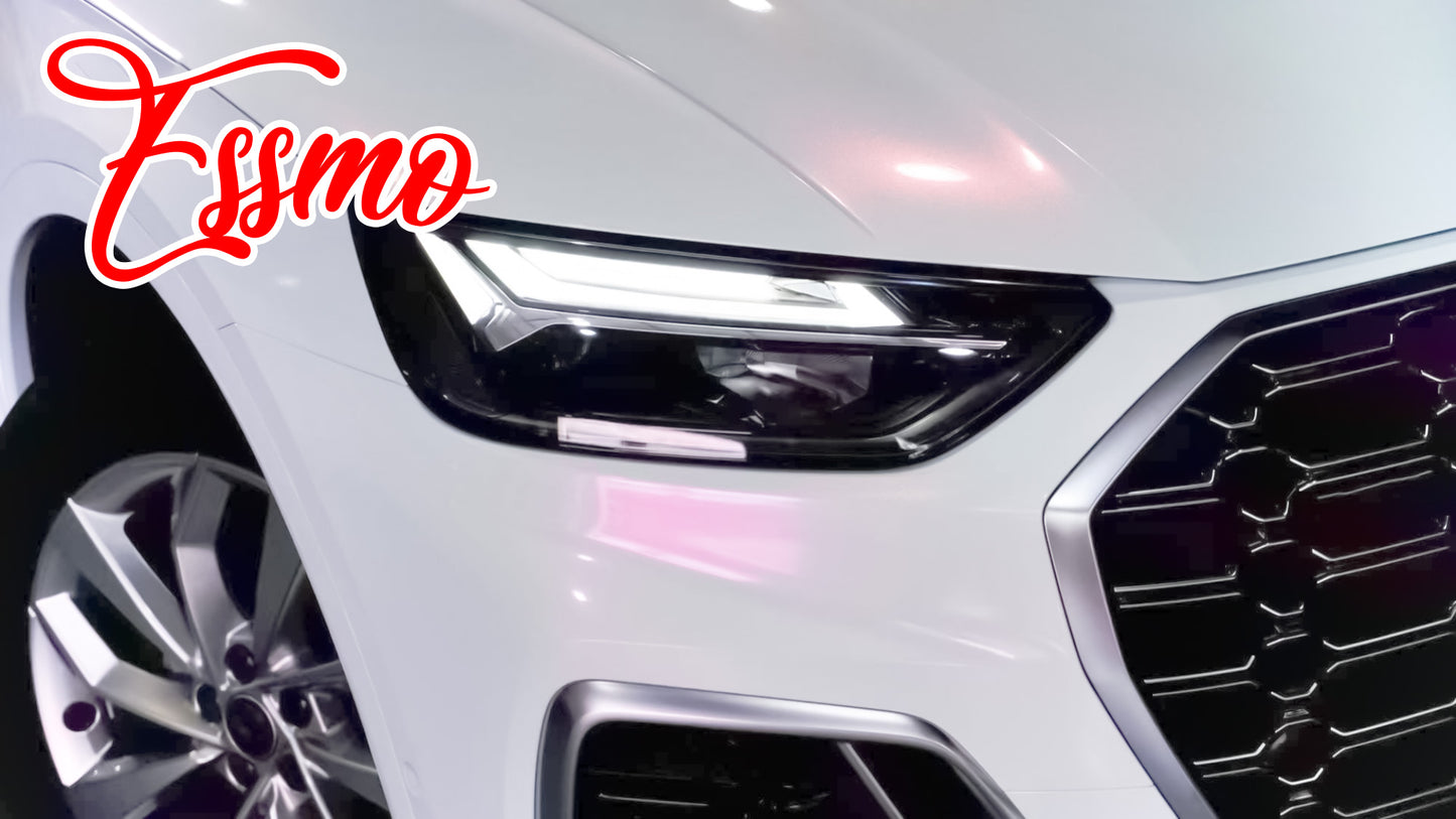 Galaxy Dust Gloss White Red Dry Apply PPF TPU Paint Protection Film