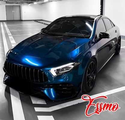 Gloss Metallic Diamond Blue Dry Apply PPF TPU Paint Protection Film
