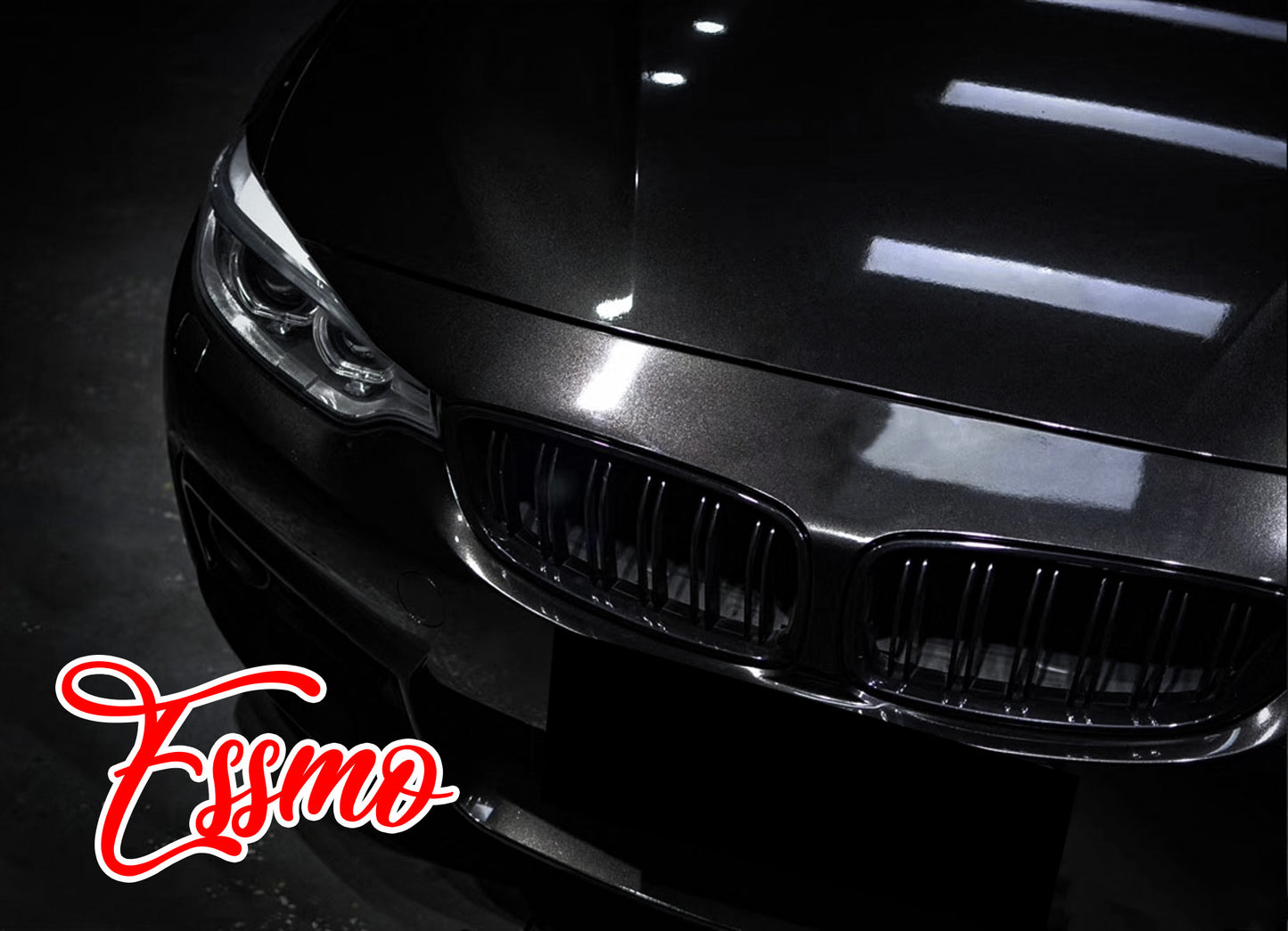 Gloss Metallic Black Dry Apply PPF TPU Paint Protection Film
