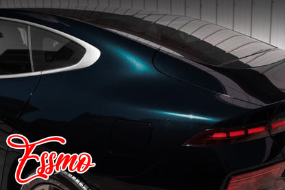 Gloss Metallic Turquoise Green Dry Apply PPF TPU Paint Protection Film
