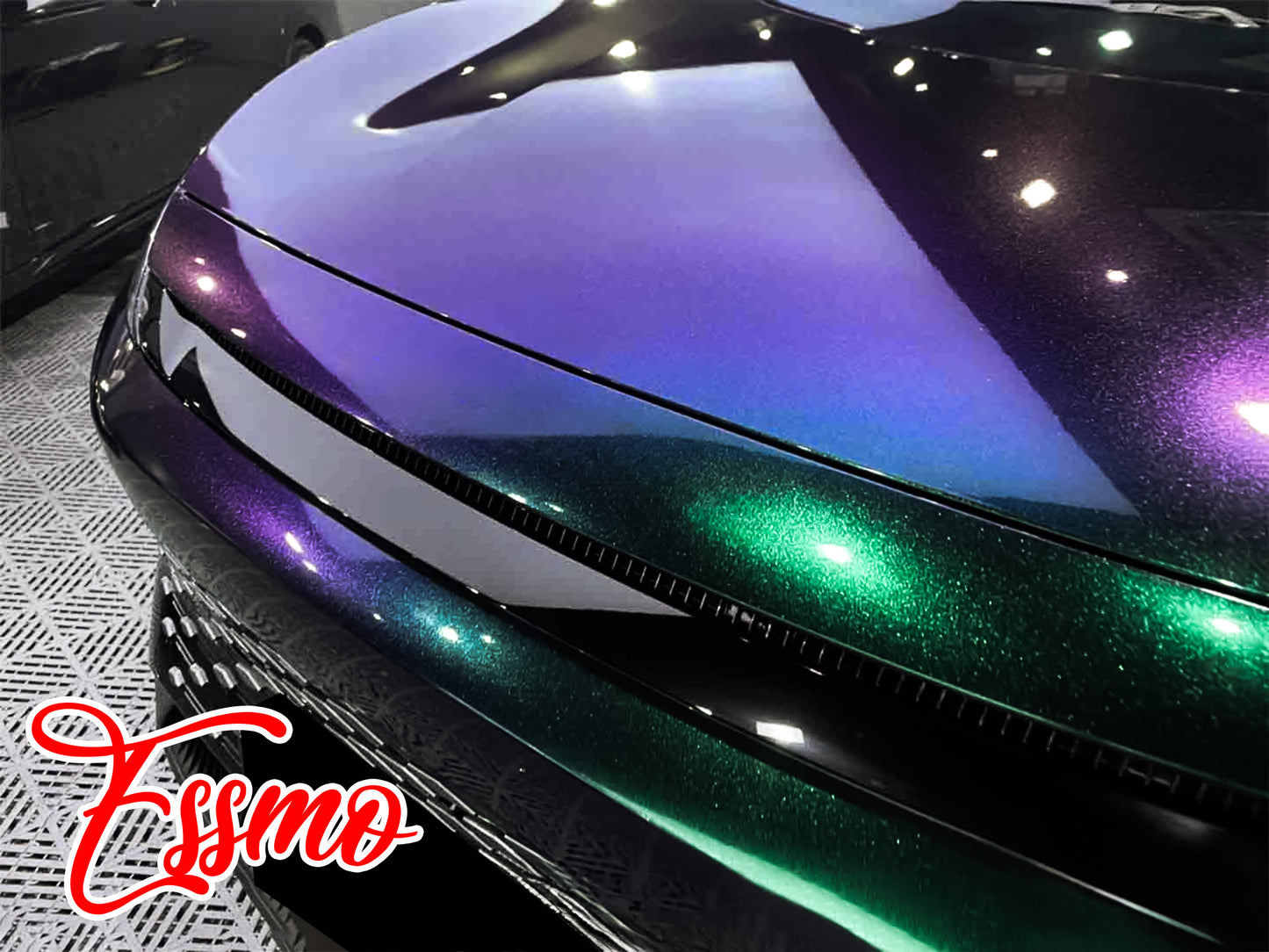Galaxy Dust Gloss Abyss Green Dry Apply PPF TPU Paint Protection Film