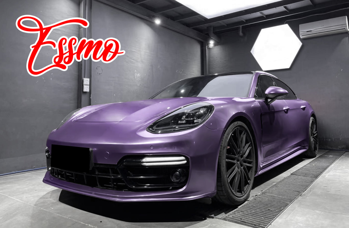 Gloss Metallic Spirit Violet Dry Apply PPF TPU Paint Protection Film
