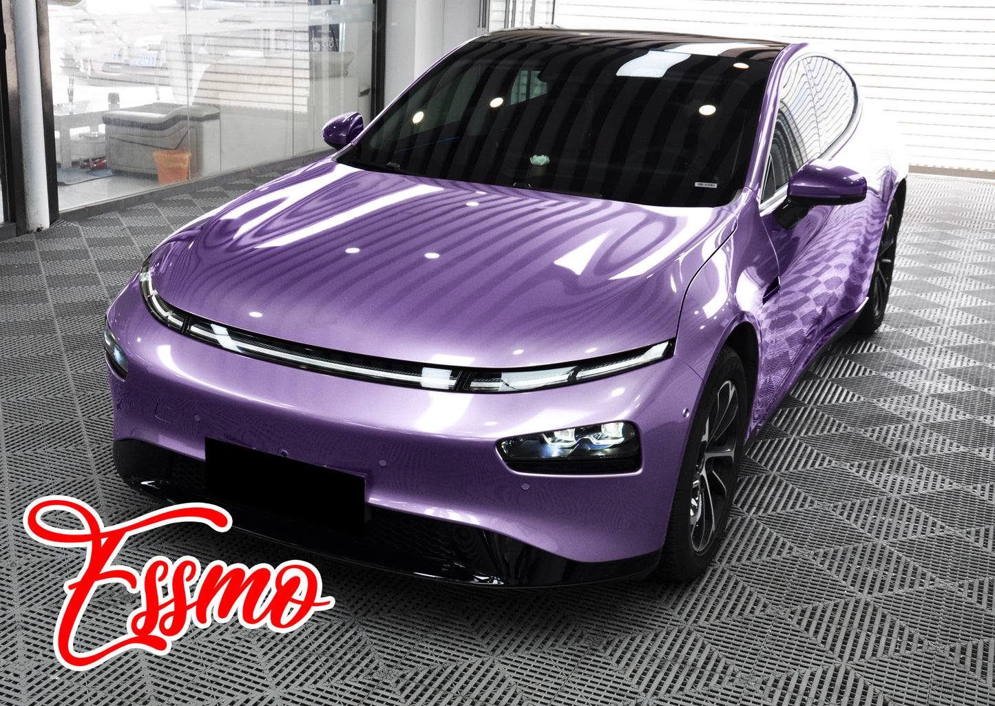 Gloss Metallic Spirit Violet Dry Apply PPF TPU Paint Protection Film