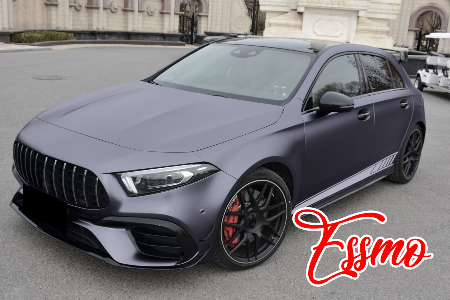 Matte Metallic Mountain Gray Dry Apply PPF TPU Paint Protection Film