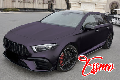 Matte Metallic Midnight Purple Dry Apply PPF TPU Paint Protection Film