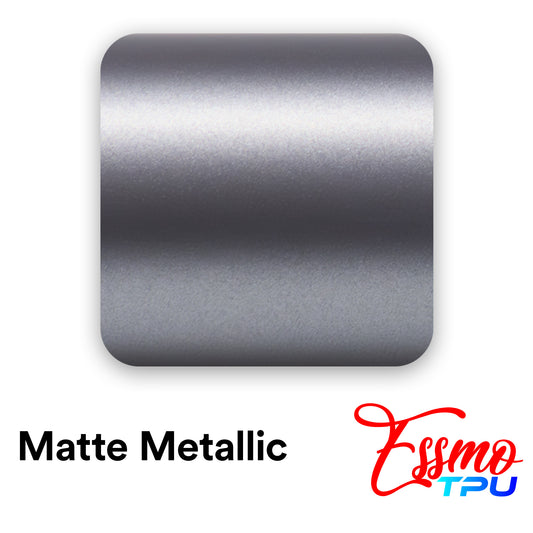 Matte Metallic Titanium Gray Dry Apply PPF TPU Paint Protection Film