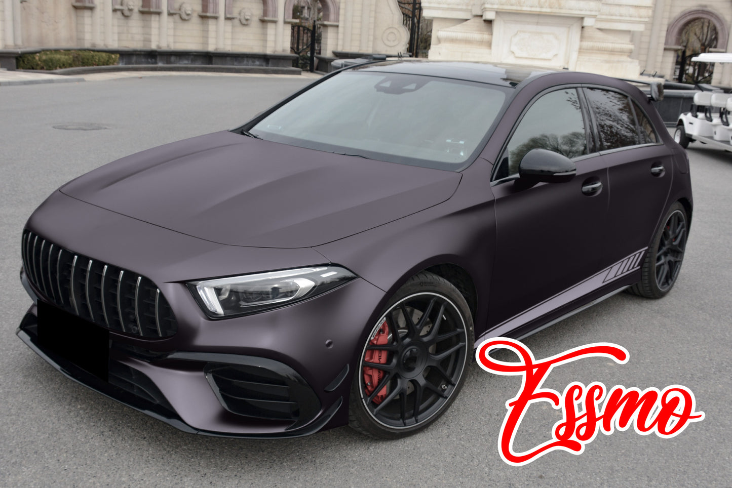 Matte Metallic Space Gray Dry Apply PPF TPU Paint Protection Film