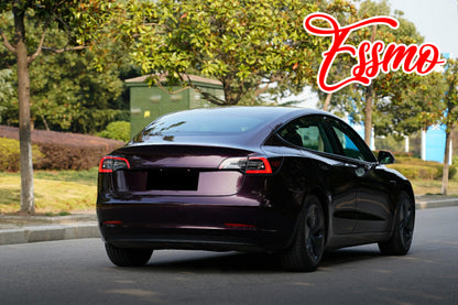 Gloss Metallic Wine Red Dry Apply PPF TPU Paint Protection Film