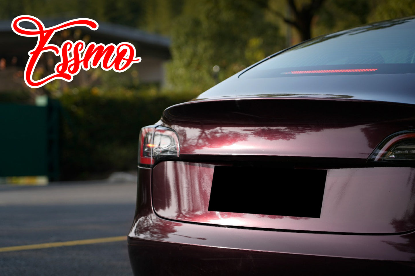 Gloss Metallic Wine Red Dry Apply PPF TPU Paint Protection Film