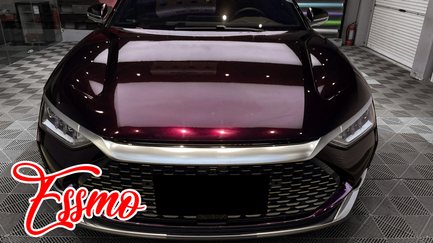 Gloss Metallic Wine Red Dry Apply PPF TPU Paint Protection Film