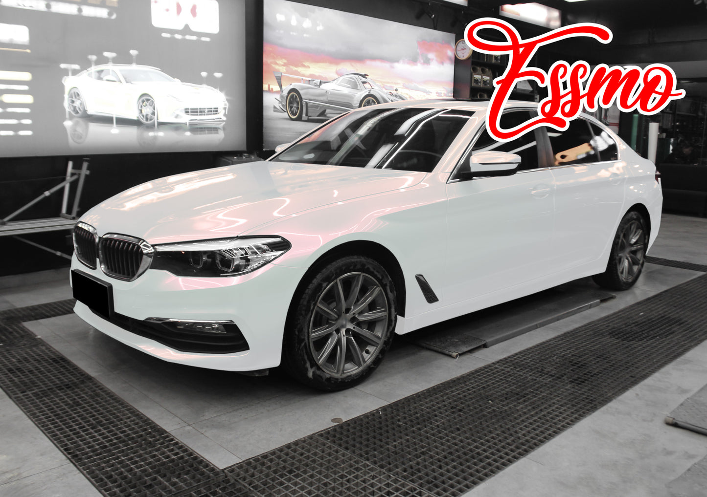 Pearl White Gloss Red Dry Apply PPF TPU Paint Protection Film