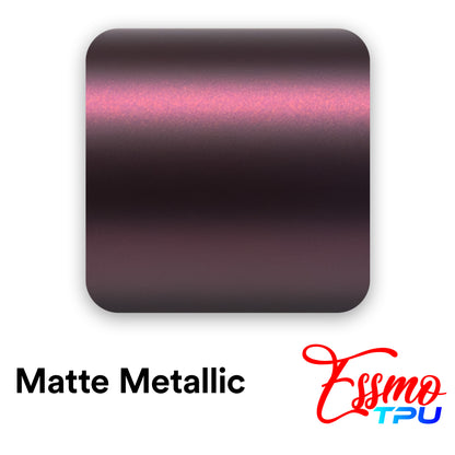 Matte Metallic Plum Purple Dry Apply PPF TPU Paint Protection Film