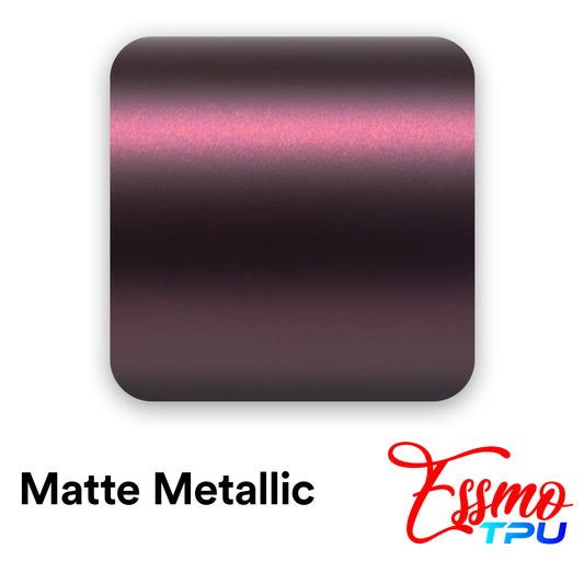 Matte Metallic Plum Purple Dry Apply PPF TPU Paint Protection Film