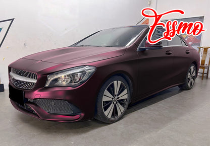 Matte Metallic Plum Purple Dry Apply PPF TPU Paint Protection Film