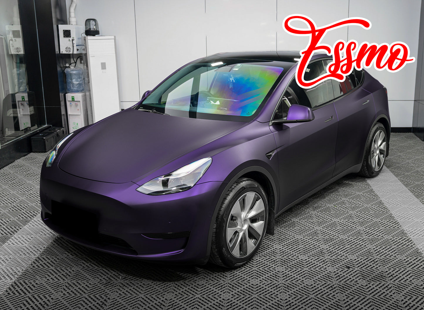 Matte Metallic Magic Purple Dry Apply PPF TPU Paint Protection Film