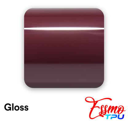 Gloss Burgundy Dry Apply PPF TPU Paint Protection Film