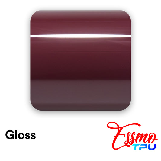 Gloss Burgundy Dry Apply PPF TPU Paint Protection Film