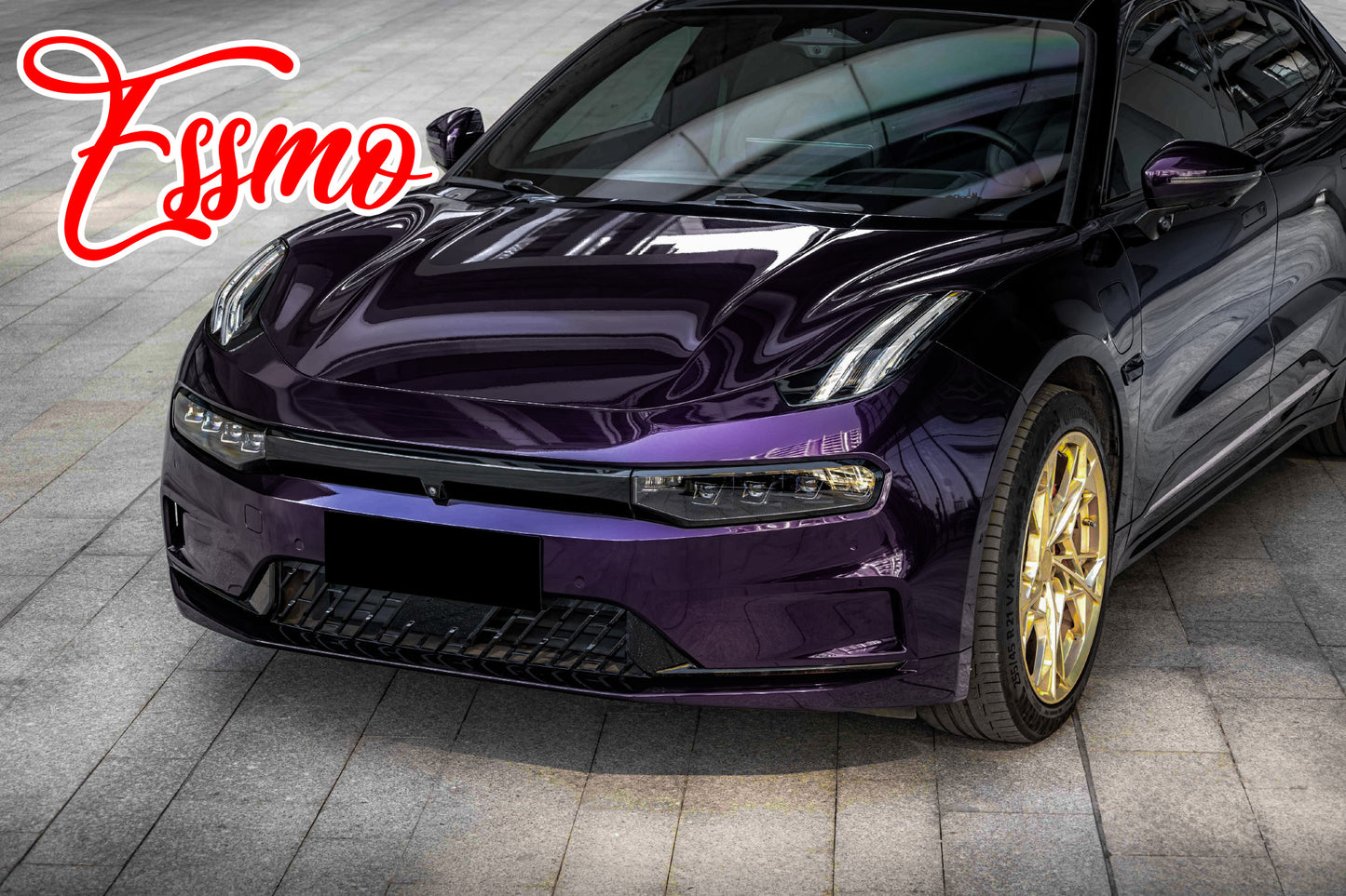 Gloss Metallic Nightfall Purple Dry Apply PPF TPU Paint Protection Film