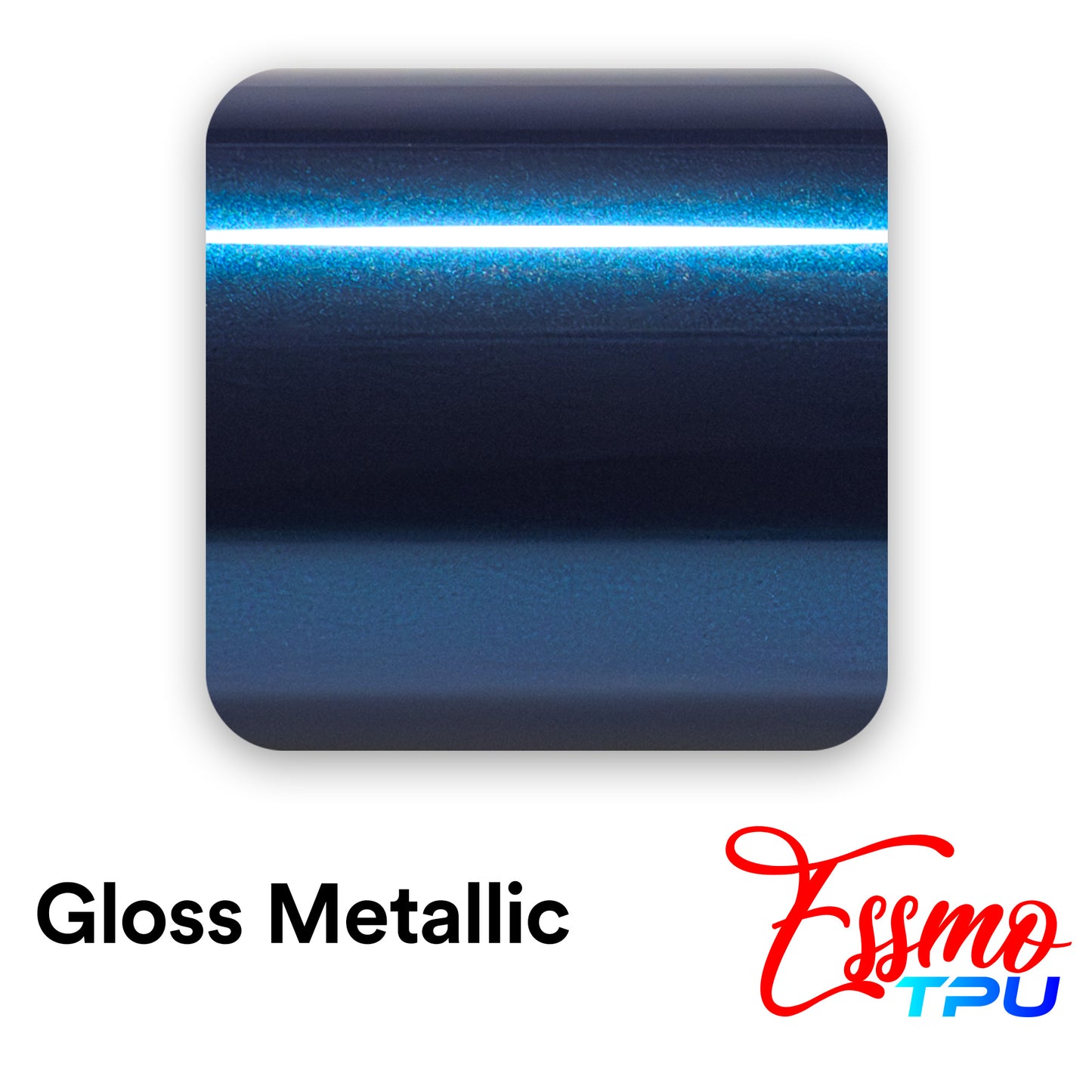 Gloss Metallic Shadow Blue Dry Apply PPF TPU Paint Protection Film