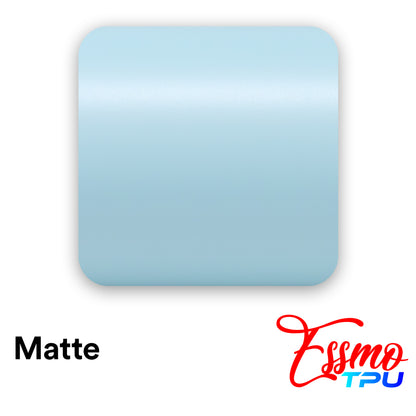Matte Glacier Blue Dry Apply PPF TPU Paint Protection Film