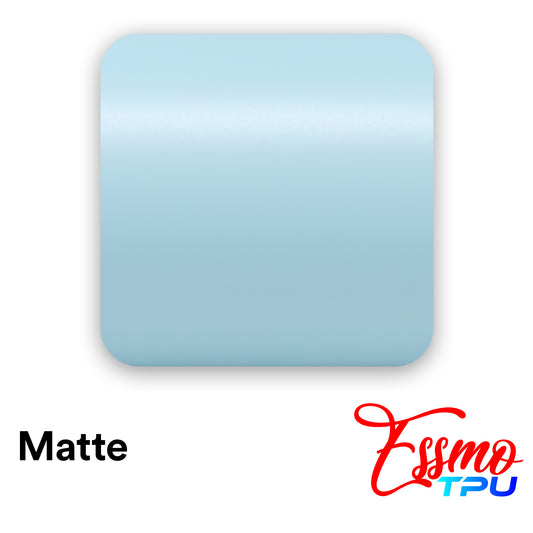 Matte Glacier Blue Dry Apply PPF TPU Paint Protection Film