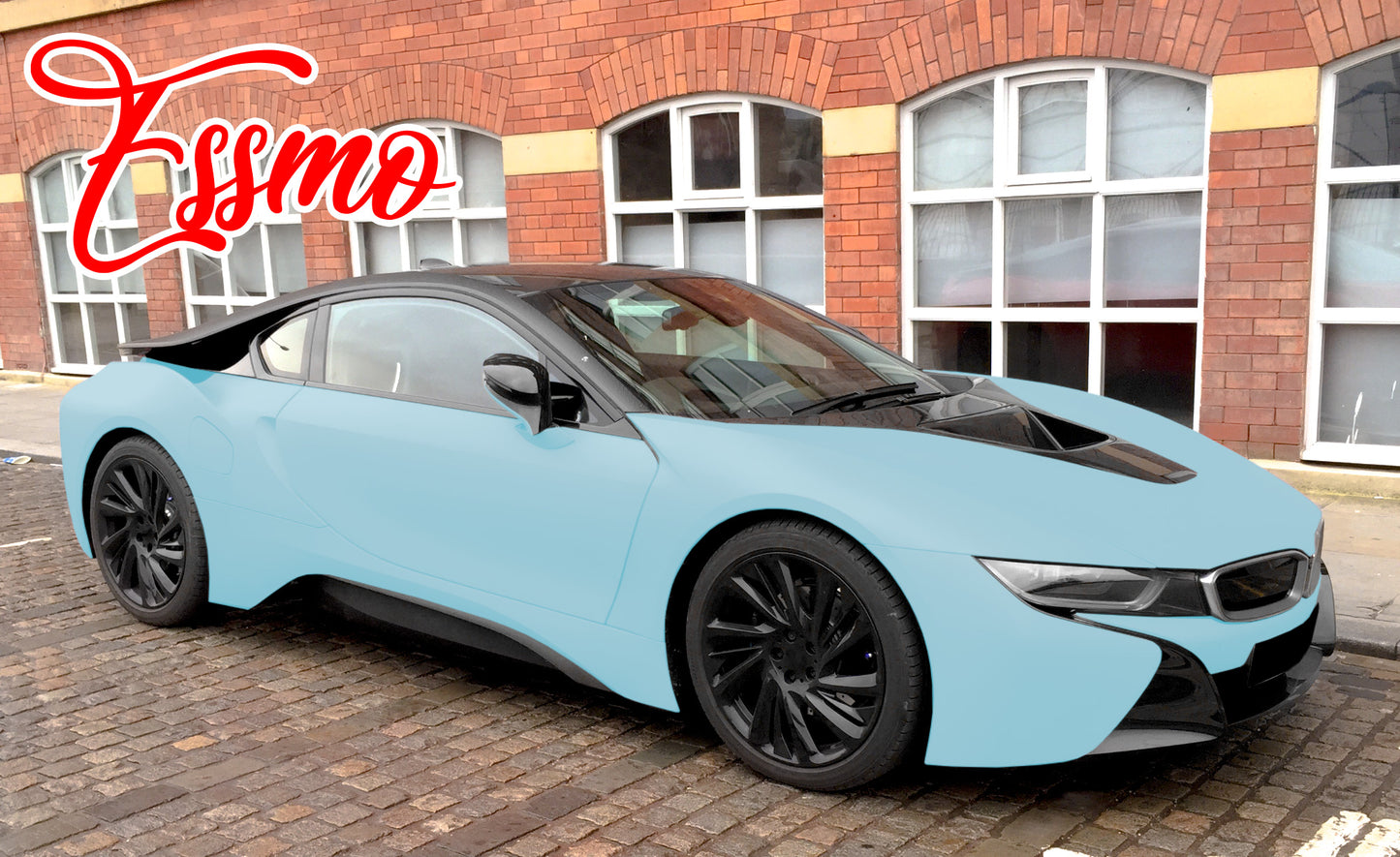 Matte Glacier Blue Dry Apply PPF TPU Paint Protection Film