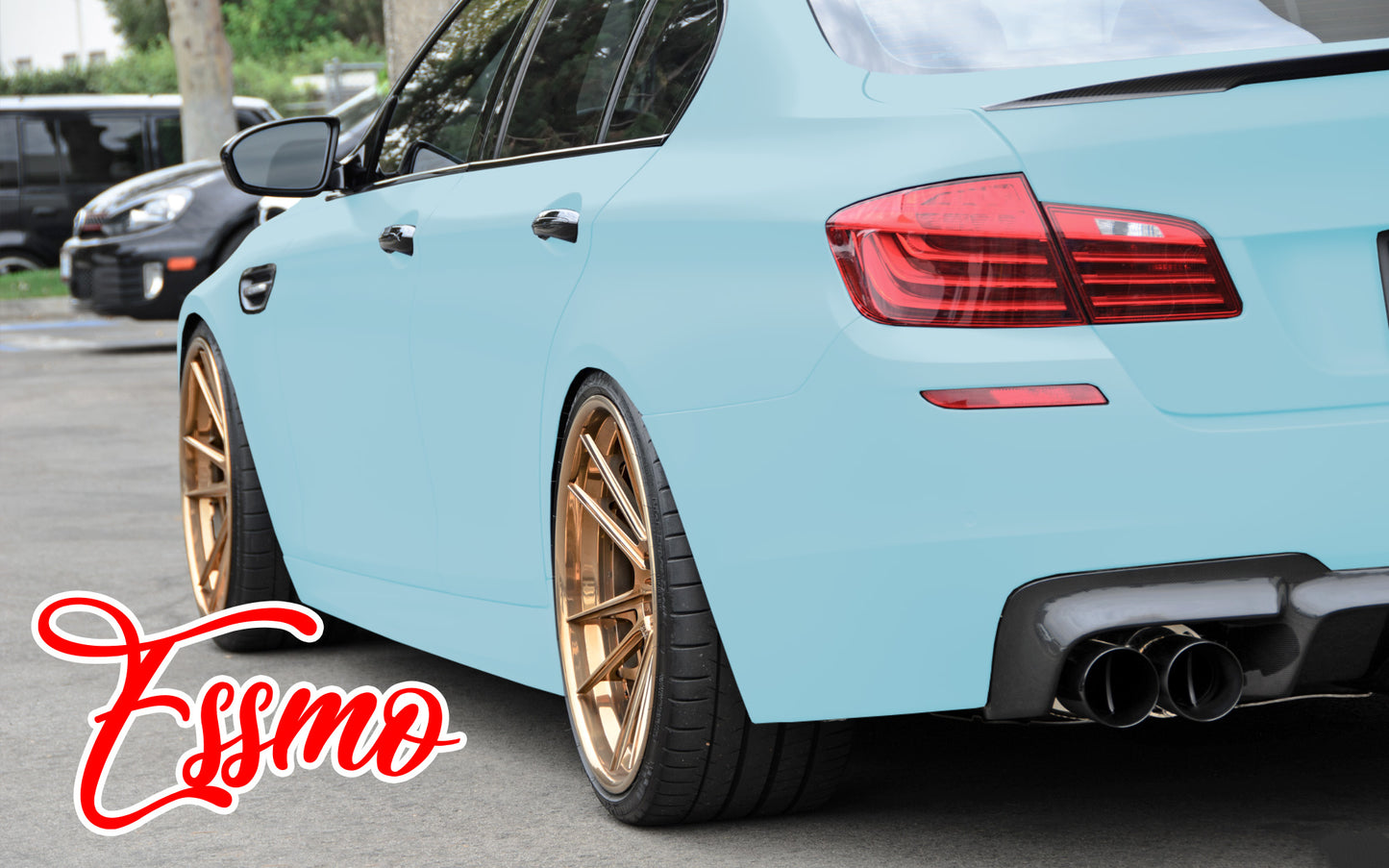 Matte Glacier Blue Dry Apply PPF TPU Paint Protection Film