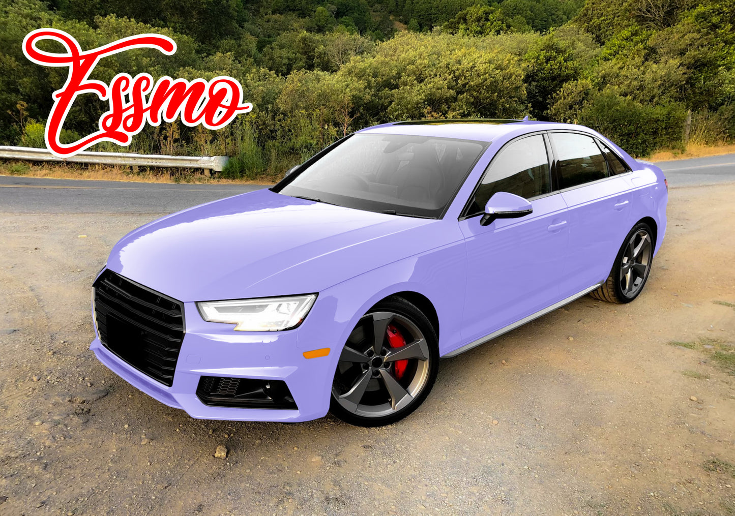 Gloss Cloudy Violet Dry Apply PPF TPU Paint Protection Film