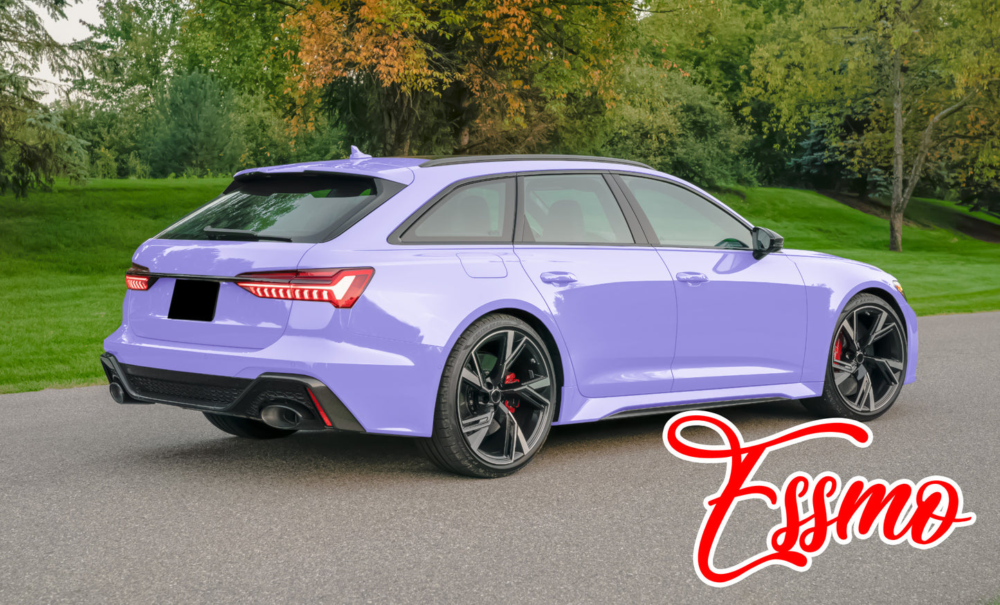 Gloss Cloudy Violet Dry Apply PPF TPU Paint Protection Film