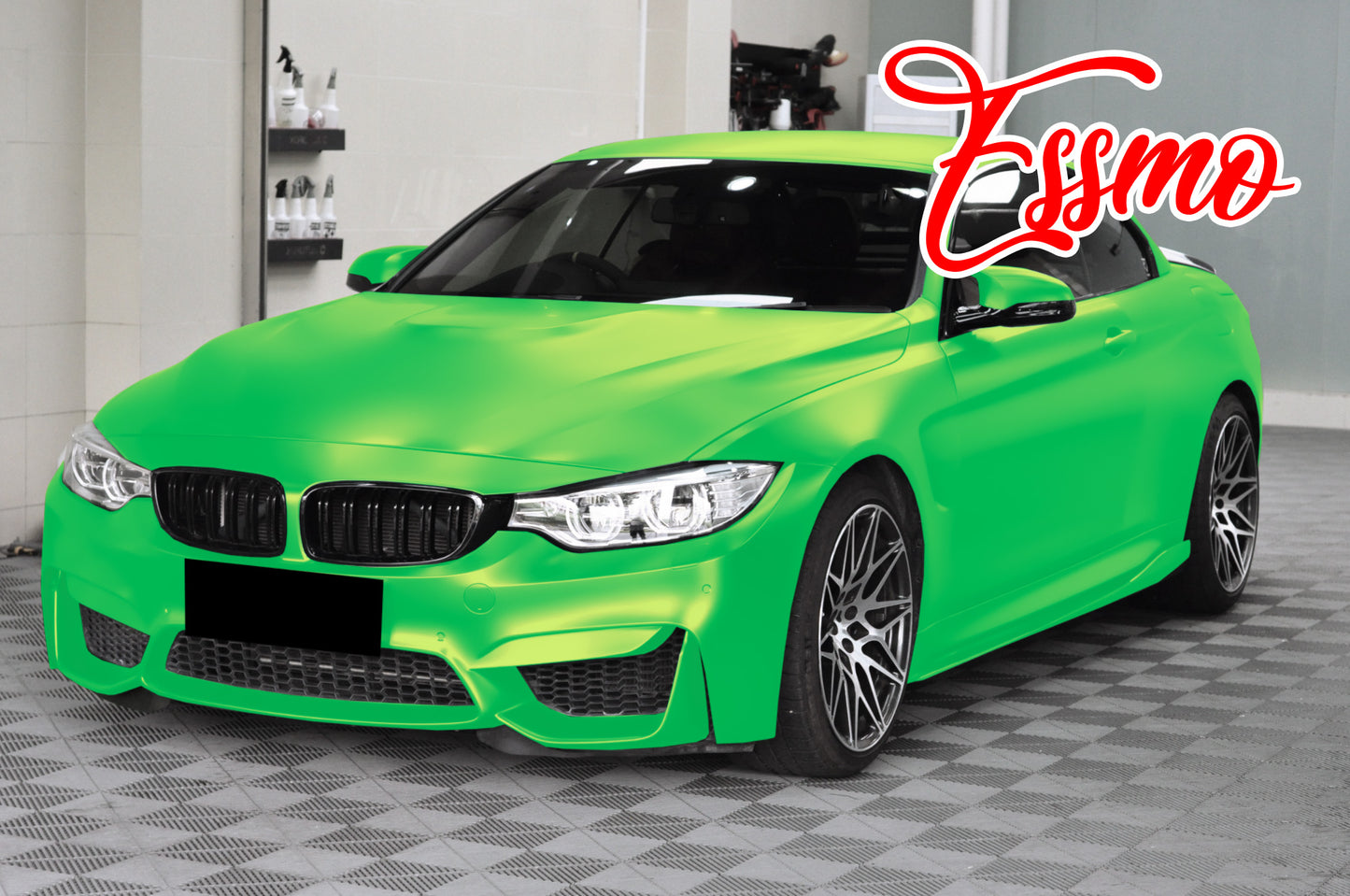 Matte Metallic Beast Green Dry Apply PPF TPU Paint Protection Film