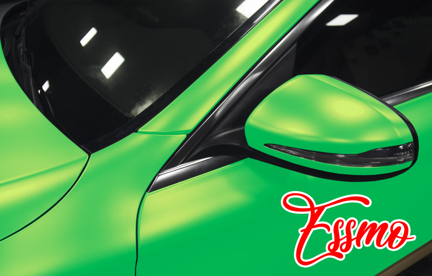 Matte Metallic Beast Green Dry Apply PPF TPU Paint Protection Film