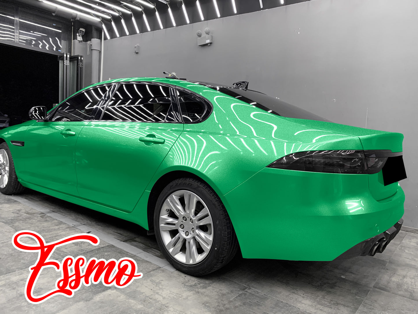 Gloss Metallic Emerald Green Dry Apply PPF TPU Paint Protection Film