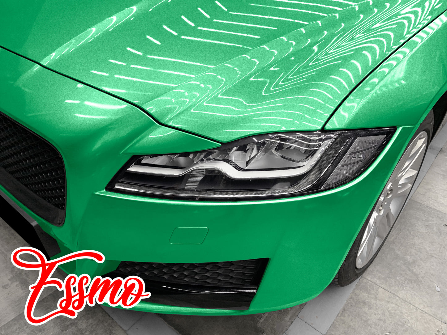 Gloss Metallic Emerald Green Dry Apply PPF TPU Paint Protection Film