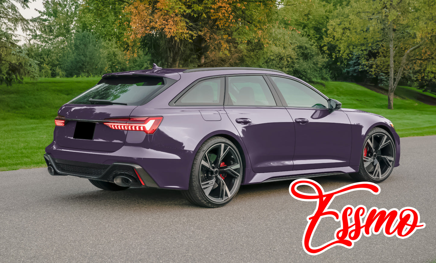 Gloss Negroni Purple Dry Apply PPF TPU Paint Protection Film