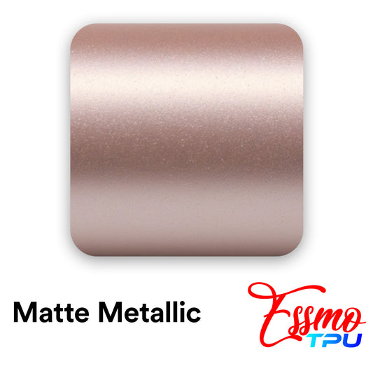 Matte Metallic Rose Gold Dry Apply PPF TPU Paint Protection Film