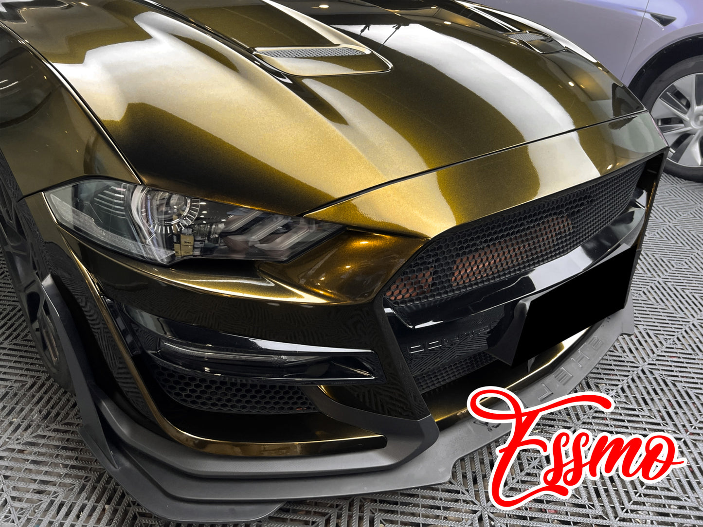 Liquid Metallic Shadow Gold Dry Apply PPF TPU Paint Protection Film