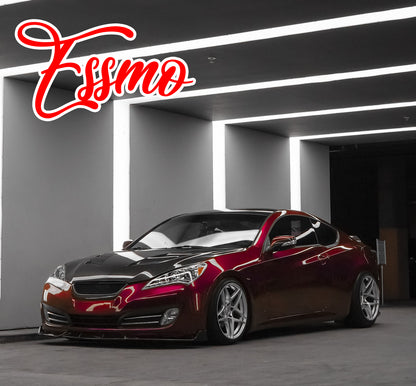 PET Super Gloss Metallic Vampire Red Vinyl Wrap