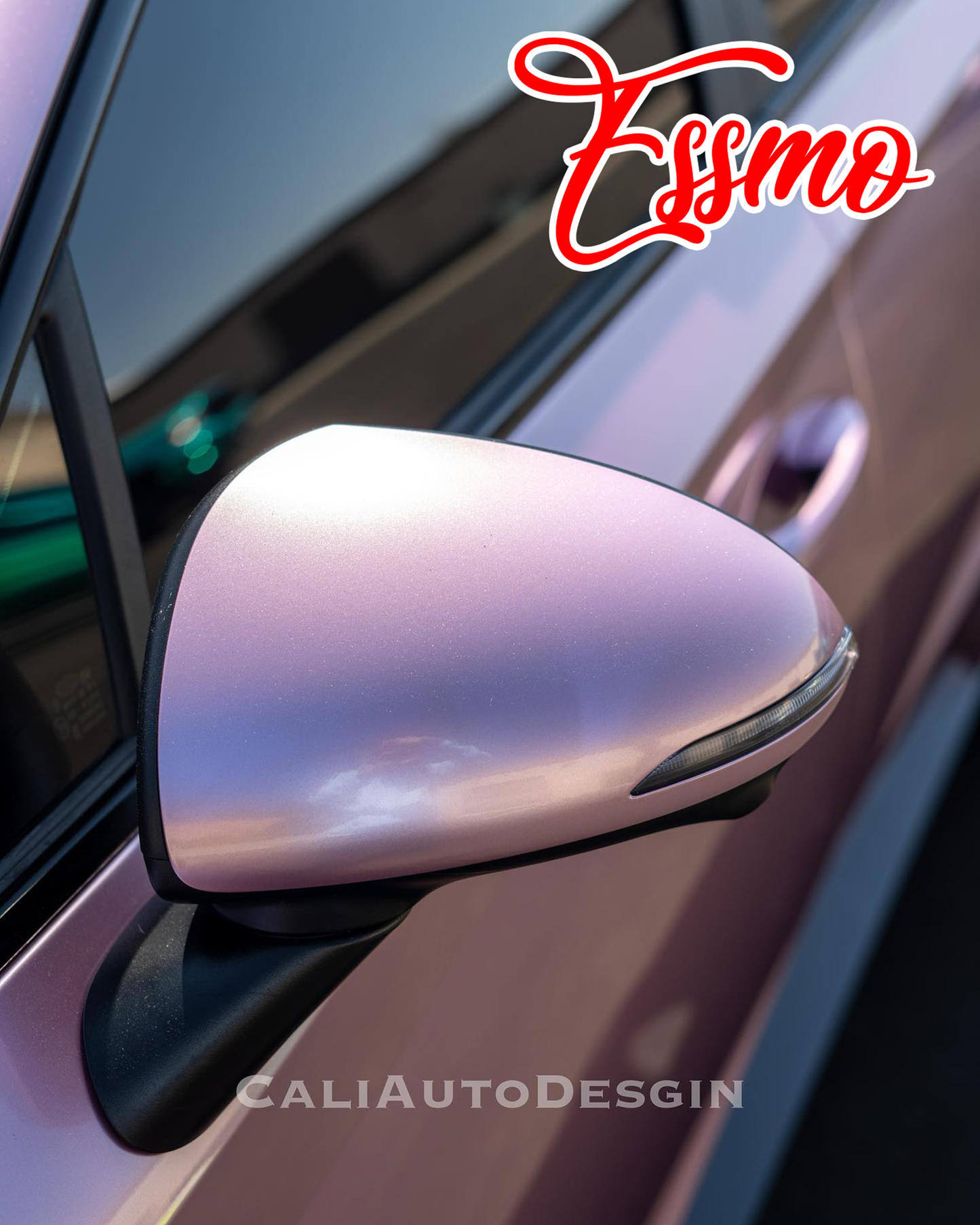 PET Super Gloss Metallic Passion Pink Vinyl Wrap