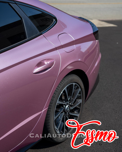 PET Super Gloss Metallic Passion Pink Vinyl Wrap