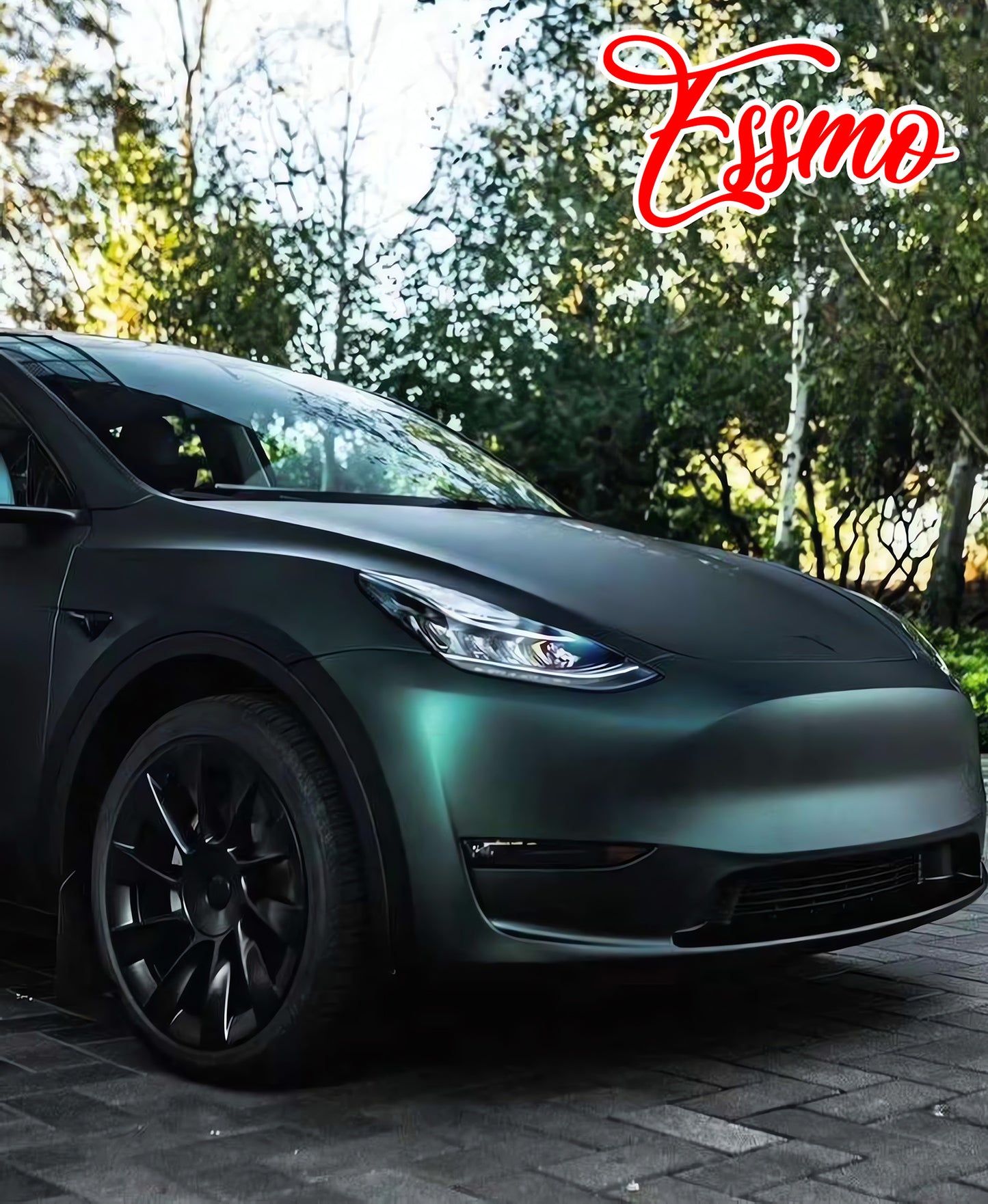 Matte Metallic Blackish Green Vinyl Wrap