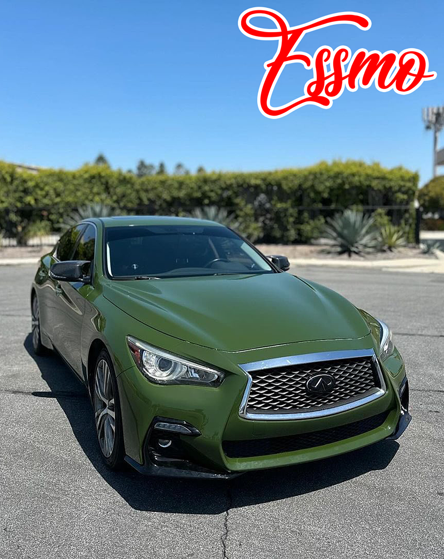 PET Super Gloss Combat Green Vinyl Wrap