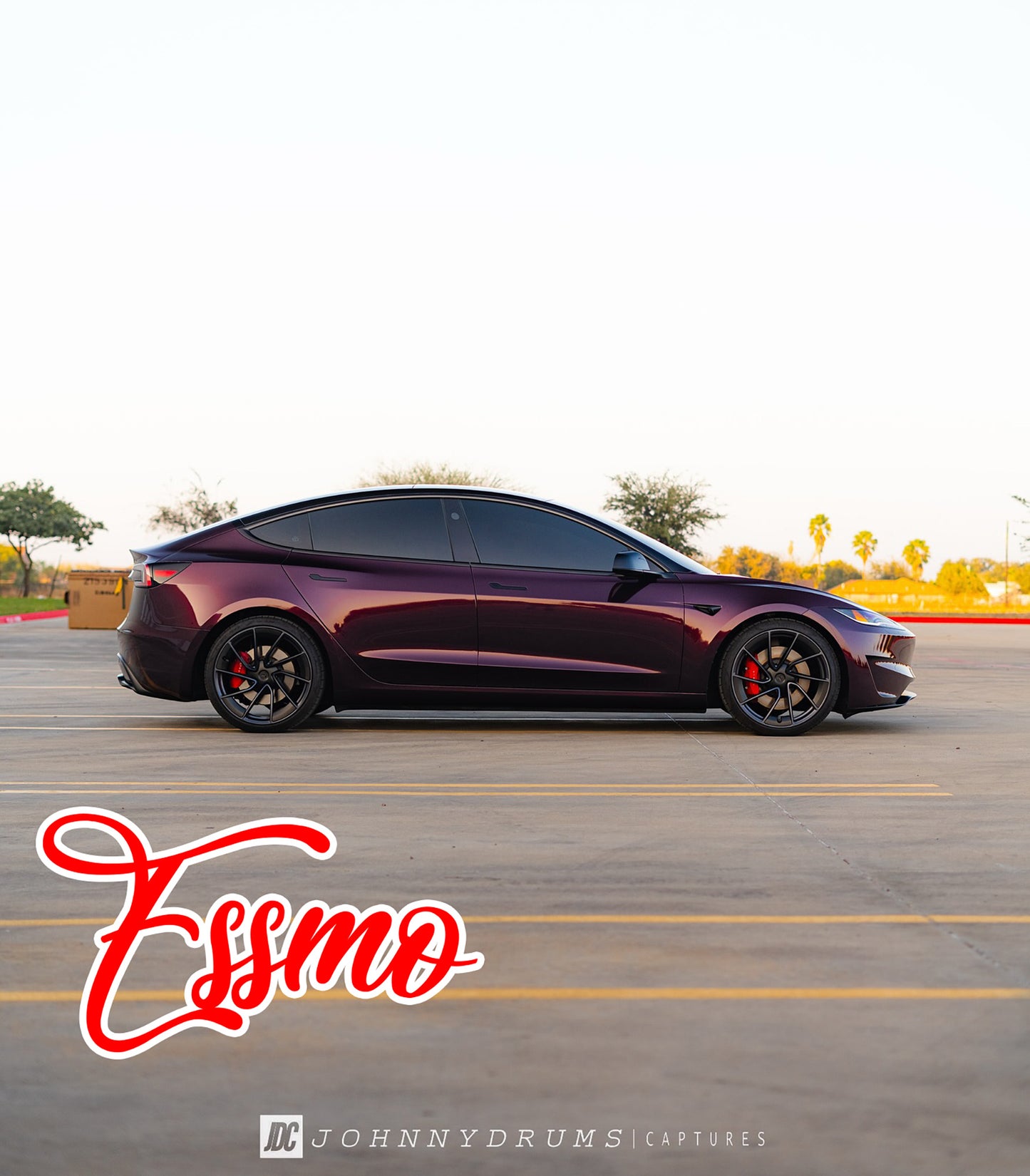 PET Super Gloss Metallic Rose Black Vinyl Wrap