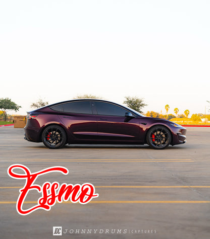 PET Super Gloss Metallic Rose Black Vinyl Wrap