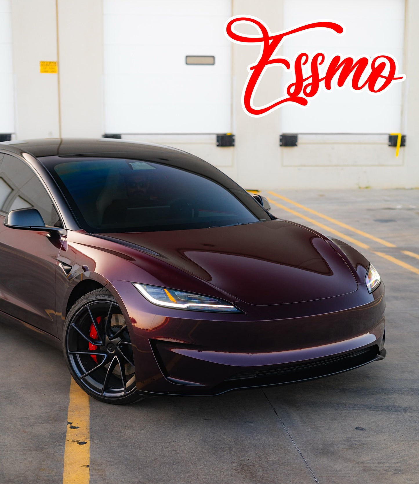 PET Super Gloss Metallic Rose Black Vinyl Wrap