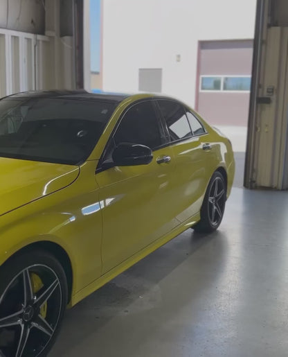 PET Super Gloss Lemon Yellow Vinyl Wrap