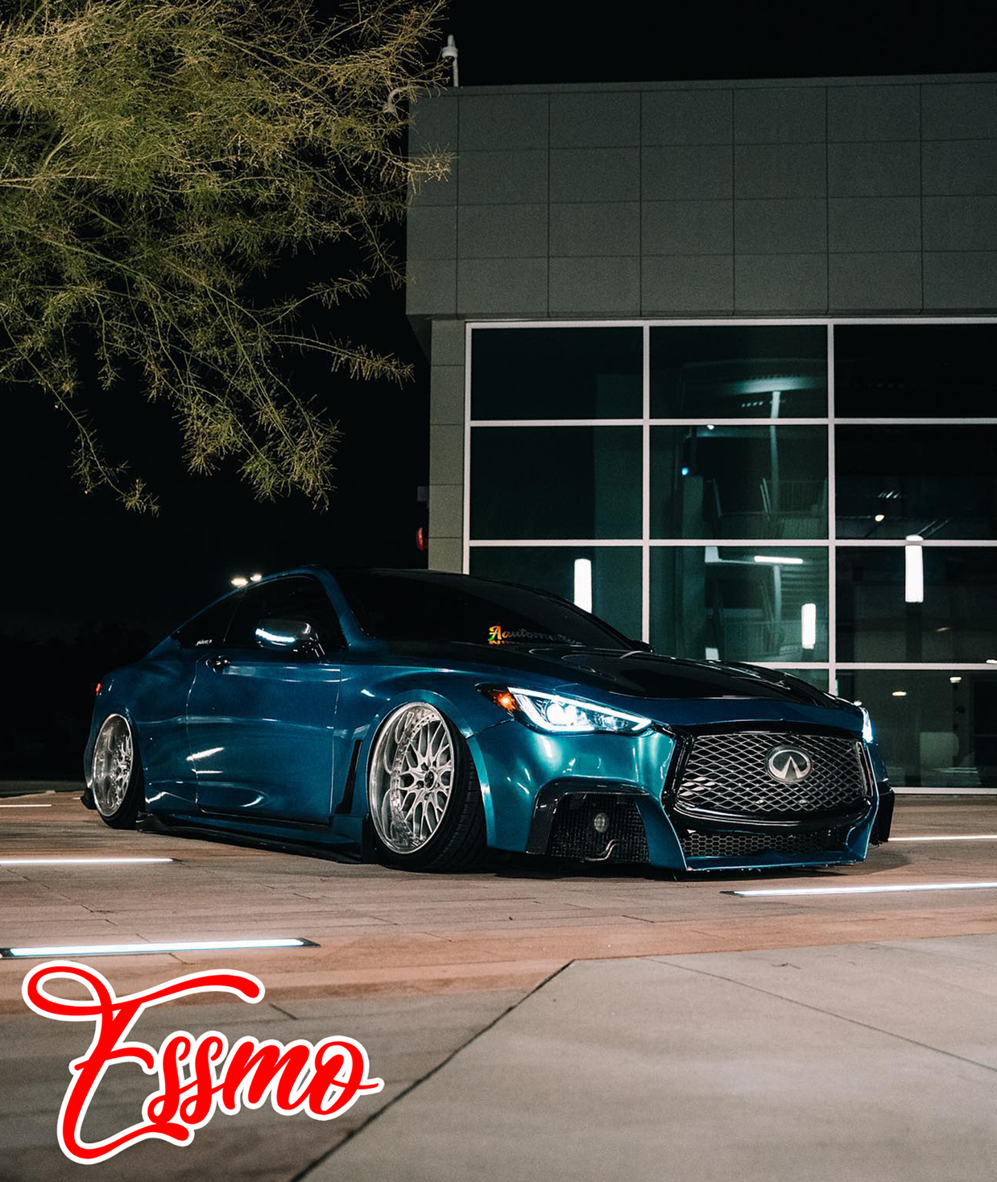 PET Super Gloss Metallic Peacock Green Vinyl Wrap