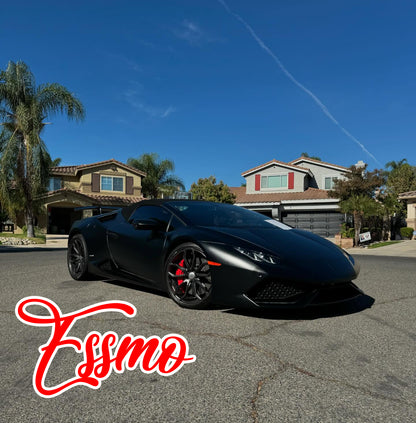 PET Satin Black Vinyl Wrap