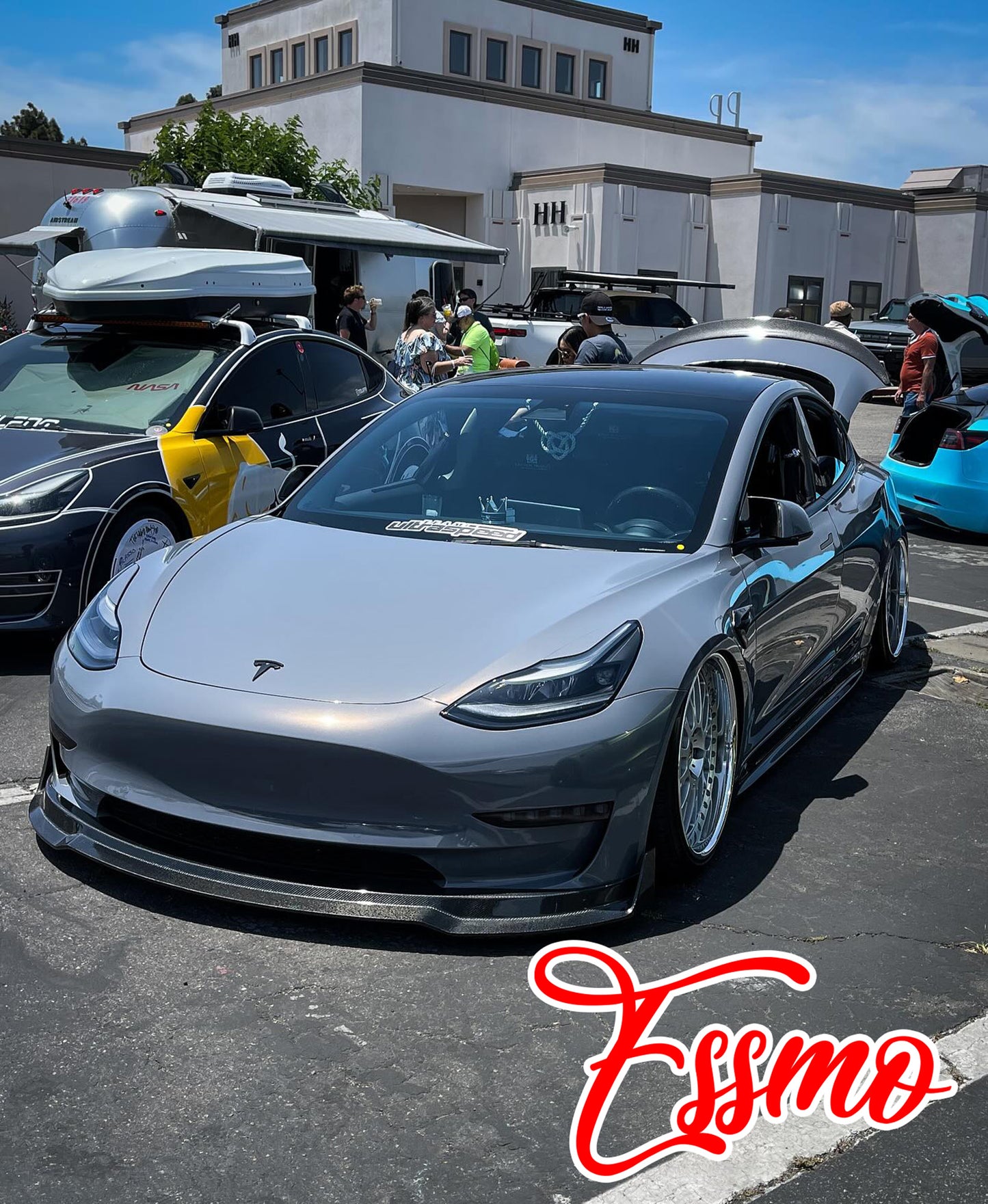 PET Galaxy Dust Gloss Bernina Gray Vinyl Wrap