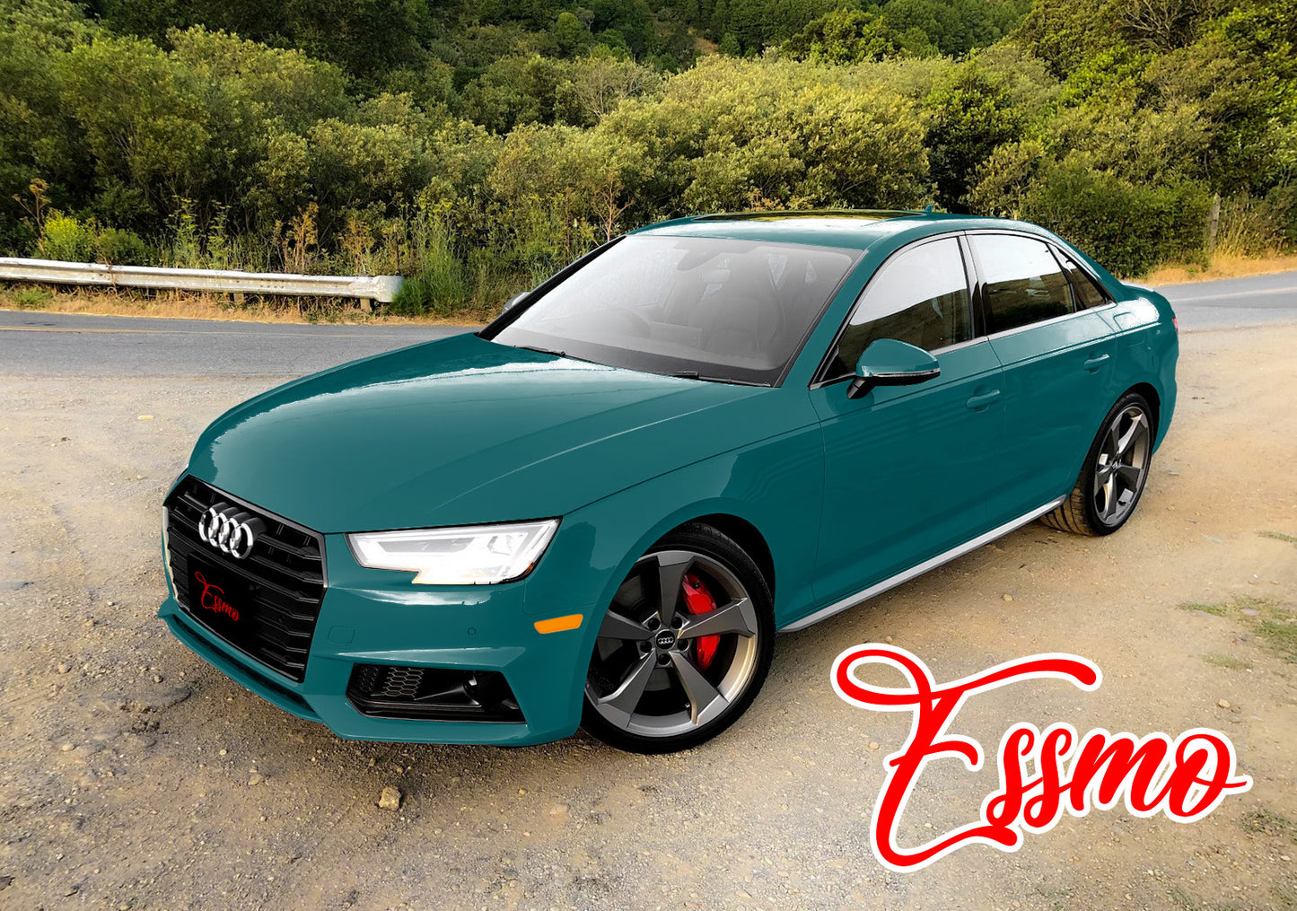 High Gloss Storm Green Vinyl Wrap